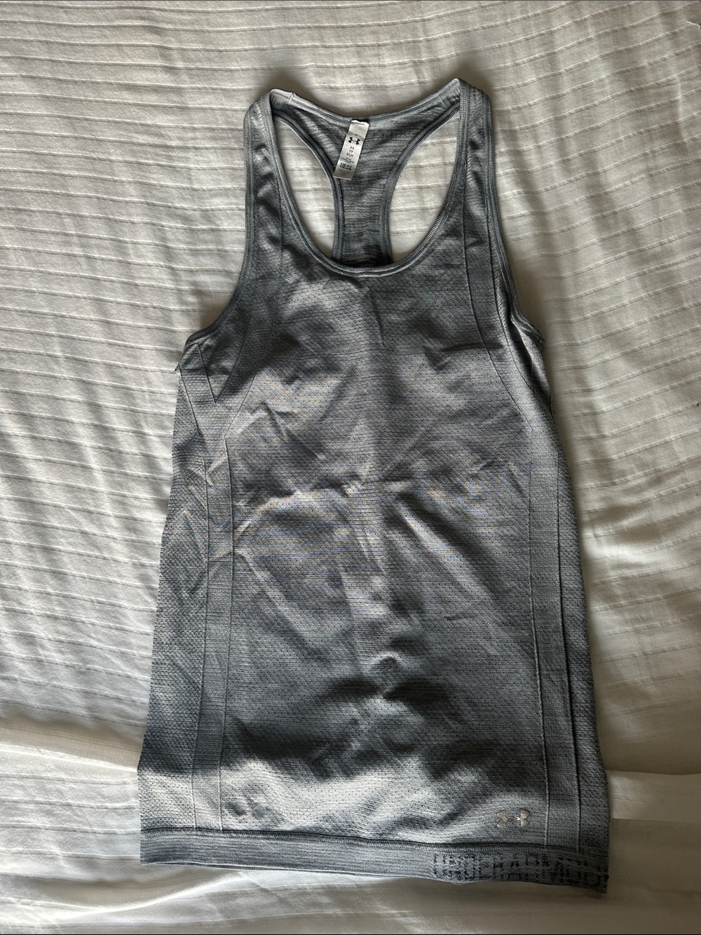 Under Armour Women's Light Gray Racerback Training Tank